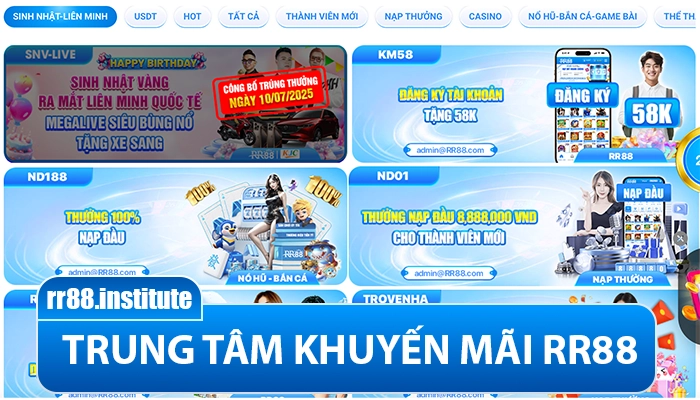 RR88 - Truy Cập RR88.COM - Thiên Đường Cá Cược Trực Tuyến 39 Tổng hợp khuyến mãi tại nhà cái RR88